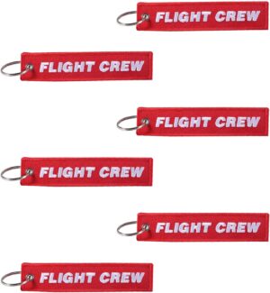 6 Pcs Flight Attendant Luggage Embr...