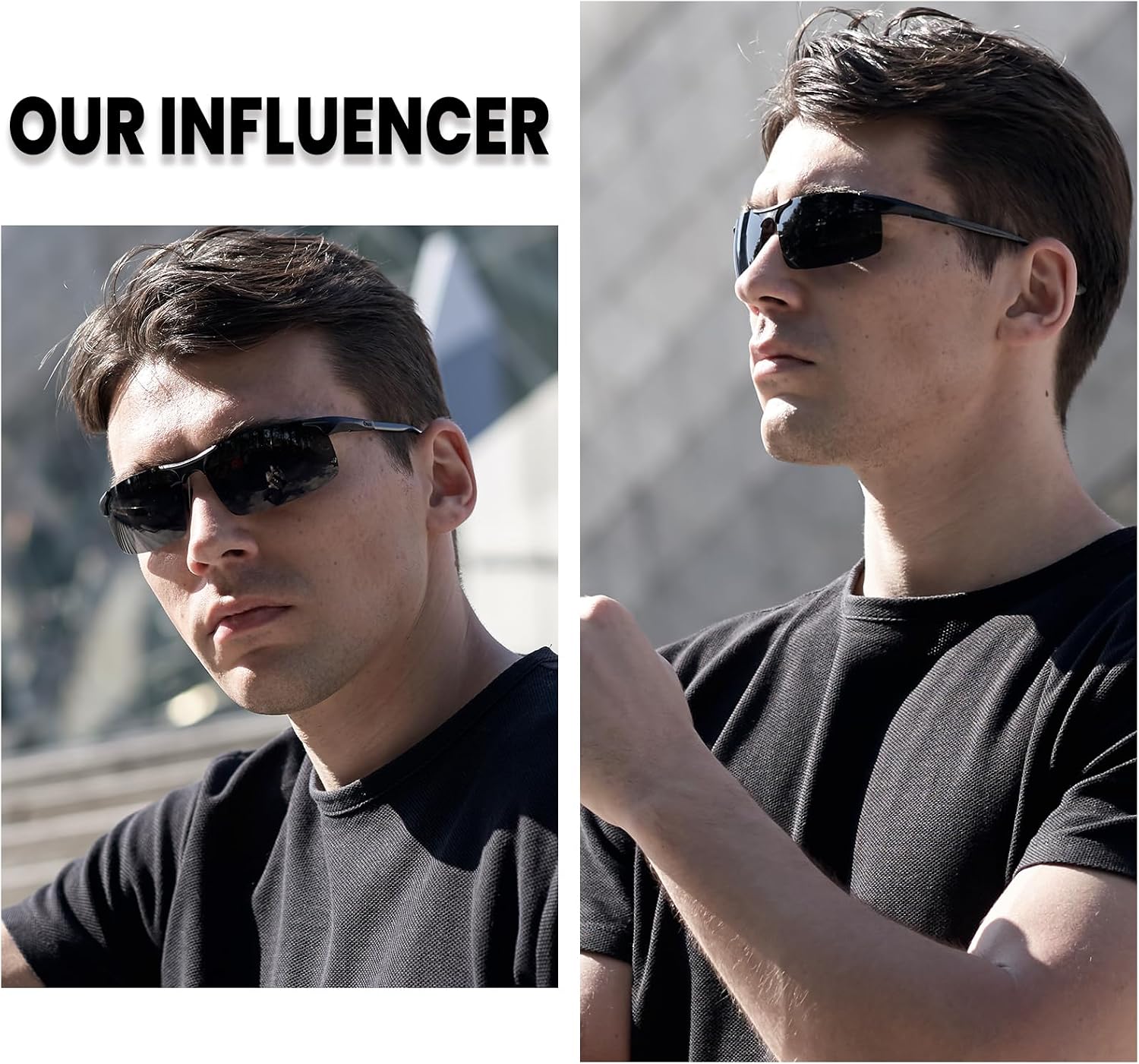 DUCO Polarized Sunglasses Mens Ultralight Carbon Fiber Sun Glasses for Men Driving Sports Fishing UV400 Protection DC8277 - Image 2