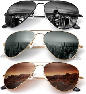 KALIYADI Classic Aviator Sunglasses...