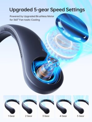JISULIFE Portable Neck Fan, Hands F...