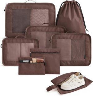 LIGHT FLIGHT 8 Set Packing Cubes fo...