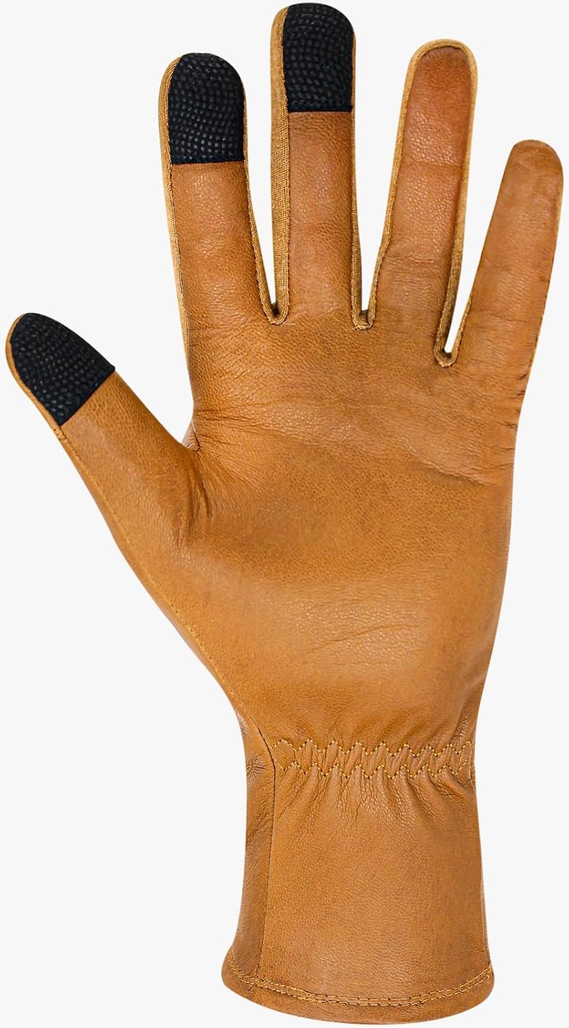 Touch Screen Nomex Pilot Flight Flyers Operator Aviation Duty Work Gloves, Goat Leather Tight FIT Palm - Image 5