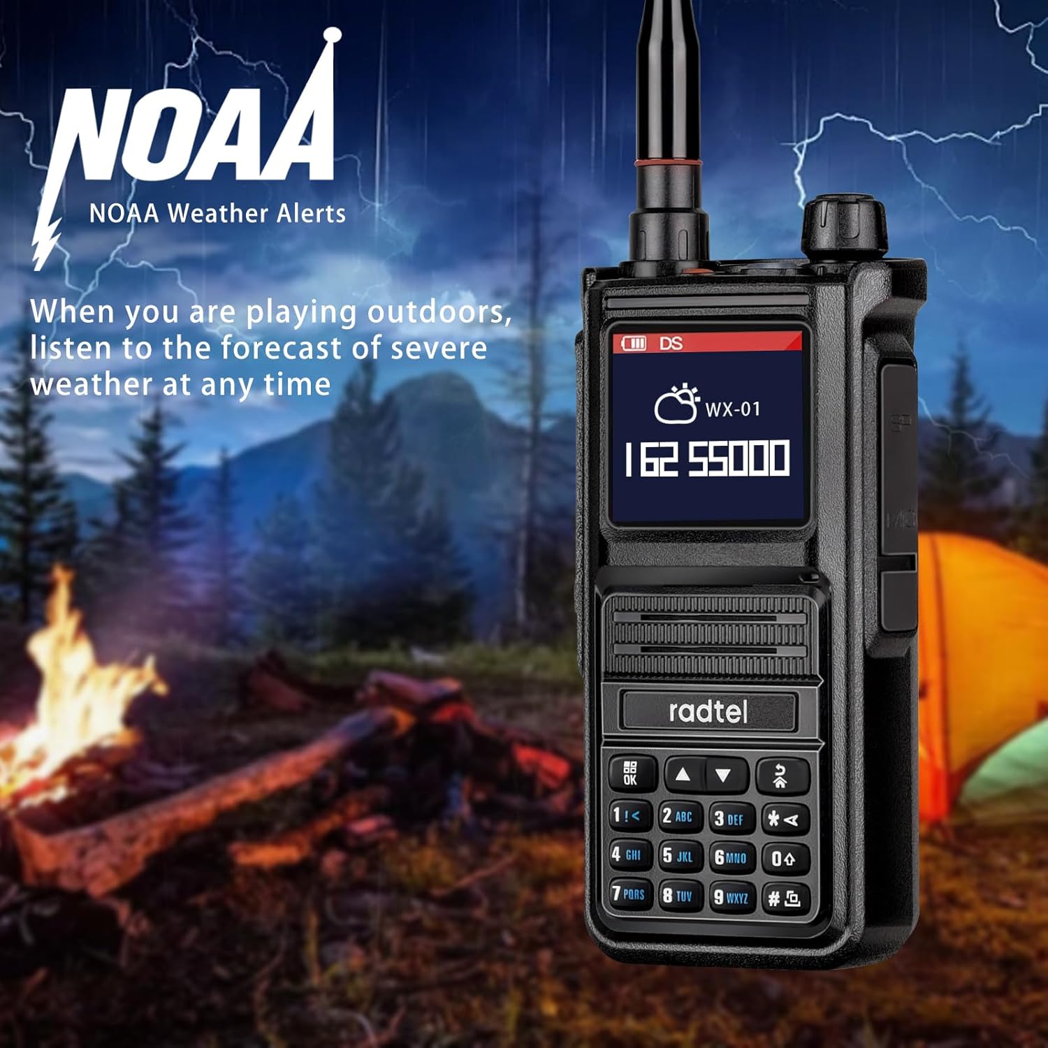 Radtel RT-470X Multi-Band Ham Radio 256CH Aviation Air Band Radio NOAA Marine Walkie Talkies Long Range Handheld Transceiver USB-C, Wireless Copy Frequency 2800mAh (Standard) - Image 5