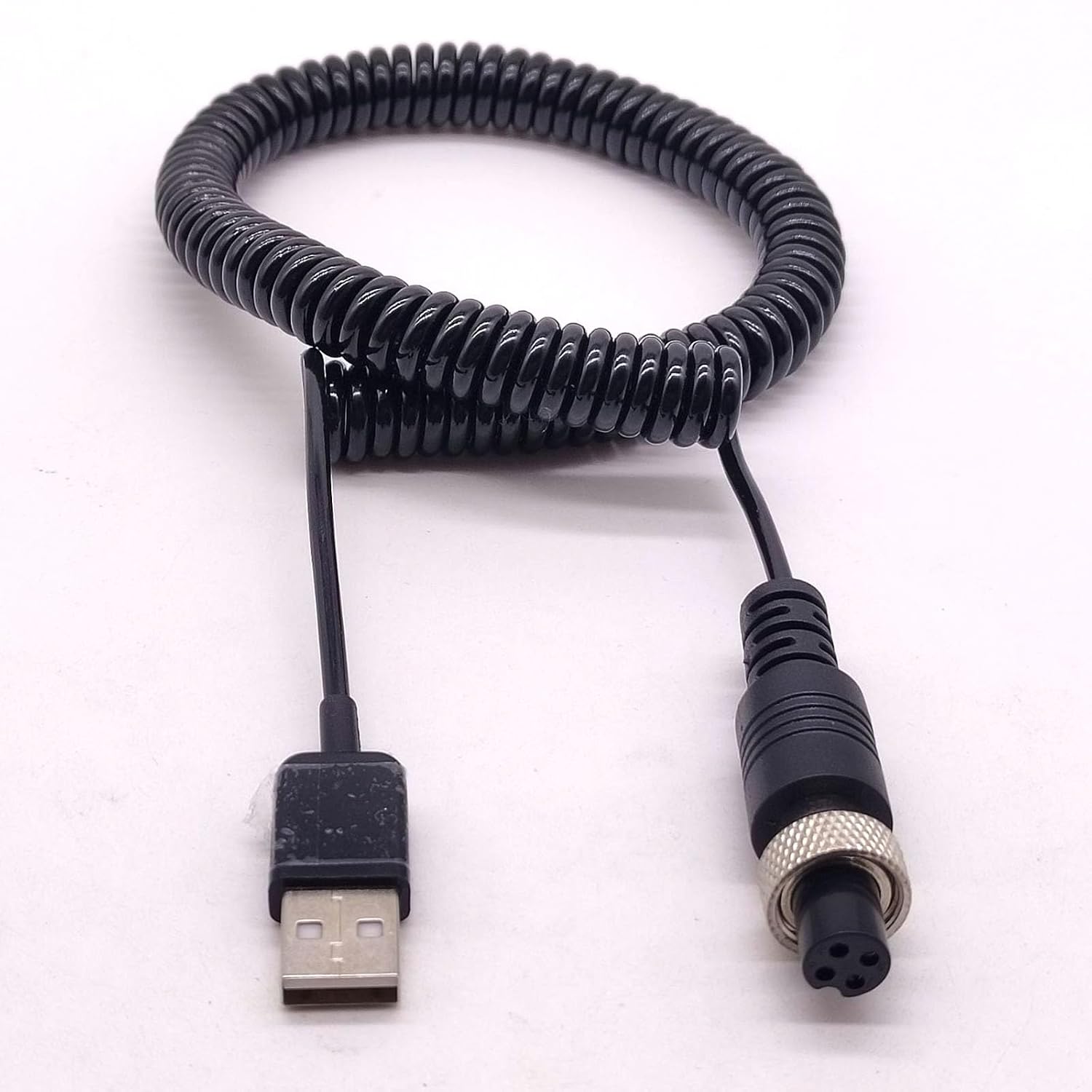 GX12 Female 4 Pin Aviation Plug to USB2.0 Type-A Male Cable 3 Meter - Image 3