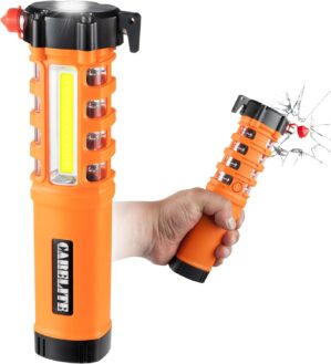 Emergency Car Flashlight with Seatb...