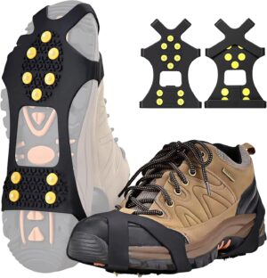 TENOC Ice Cleats Crampons for Shoes...
