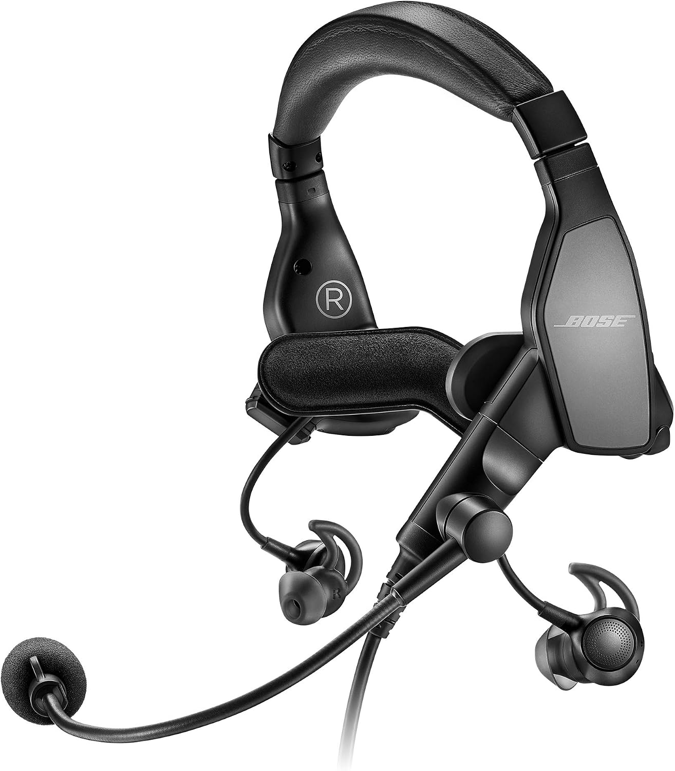 Bose Proflight Series 2 Aviation Headset with Bluetooth Connectivity, Dual Plug Cable, Black - Image 3