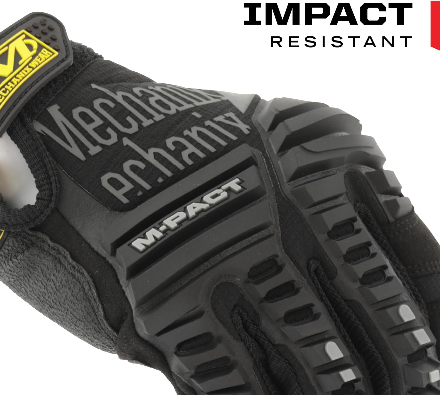 Mechanix Wear M-Pact Impact Resistant Work Gloves - Durable Safety Gloves for Men - Touchscreen Capable - Machine Washable - Breathable - X-Large - Black - Image 8