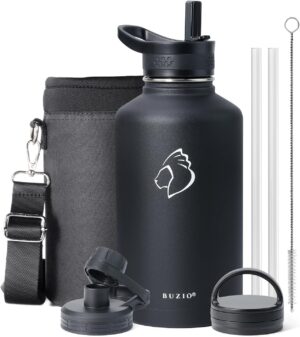 BUZIO 64 oz Water Bottle Insulated ...