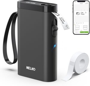 Nelko Label Maker Machine with Tape...