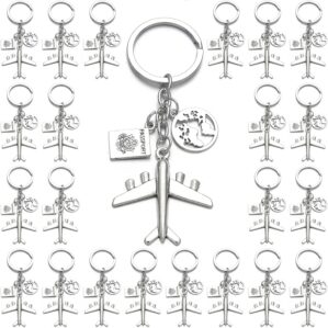 PHAETON 20PCS Earth Airplane Keycha...
