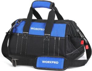 WORKPRO 16-inch Wide Mouth Tool Bag...