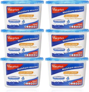 Vacplus Moisture Absorbers 6 Pack, ...