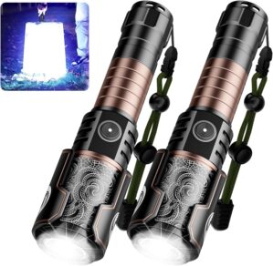 SKYFIRE Rechargeable Flashlights wi...
