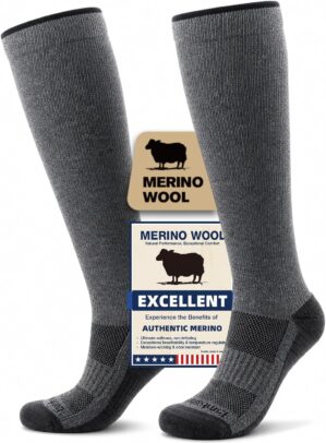 Merino Wool Compression Socks for W...
