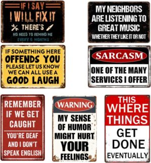 Man Cave Decor Funny Garage Signs F...
