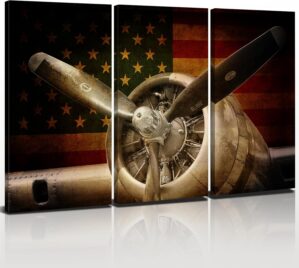 Airplane Wall Art Aviation Decor Vi...
