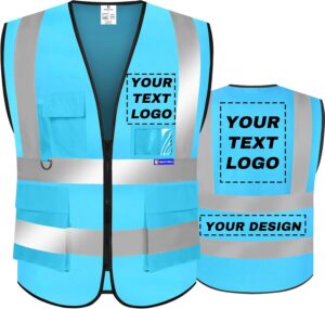 BeautyWill Custom Safety Vest logo ...