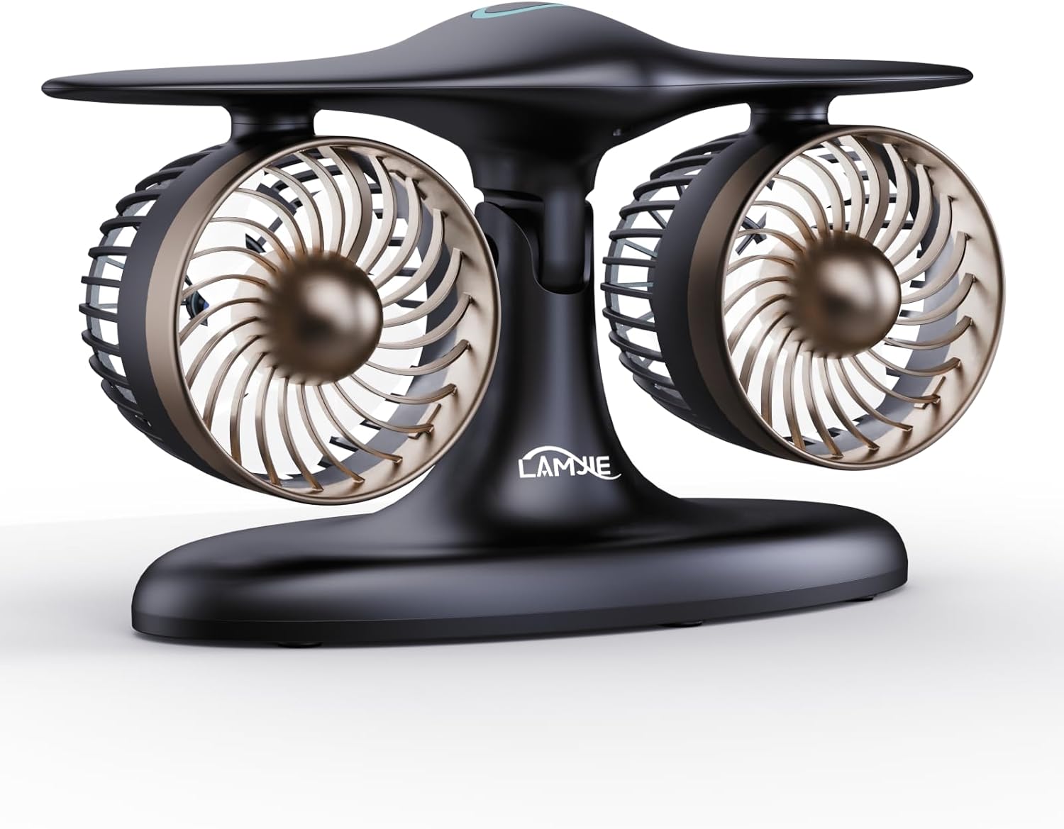 Jet Engine Desk Fan -18-Hour Runtime Battery Operated Fan Turbo fan, USB-C Rechargeable Table Fan, High-End Aviation Turbine Office Decor, Luxury Gift Box for Men, Dad, Pilots, Tech Lovers