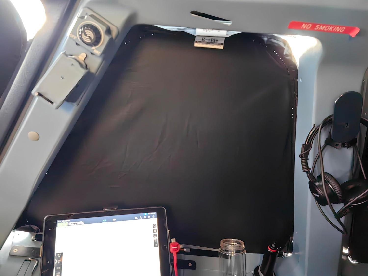 Easyflight Airbus 320 Aircraft Cockpit Sunshade (Left and Right seat Universal) (Front Invisible) - Image 2