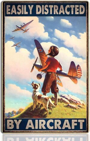 Airplane Decor Aviation Wall Art &#...
