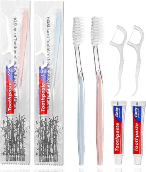 50pcs Disposable Toothbrushes with ...
