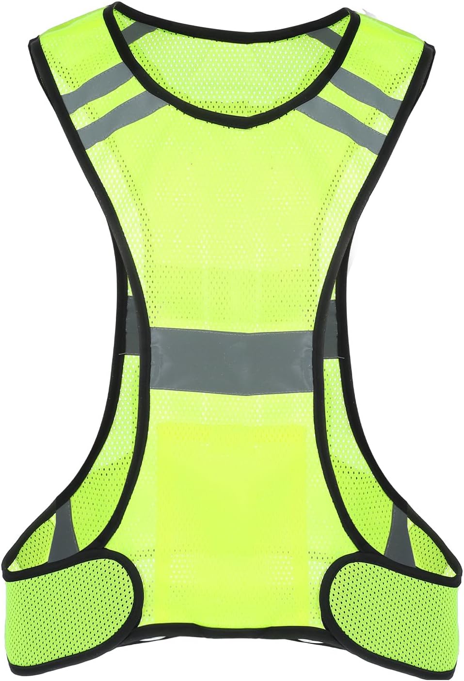 Ptwola Reflective Running Vest High Visibility Running Gear with Large Pocket Night Lightweight Reflective Safety Vest