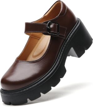 Mary Jane Shoes Women Platform Mary...
