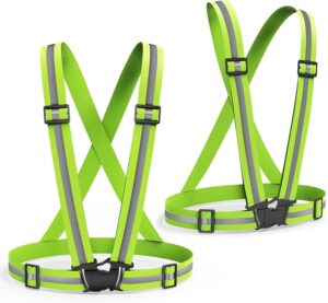 2 Packs Reflective Vest Running Gea...