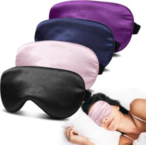 4 Pack Silk Sleep Mask – 100%...