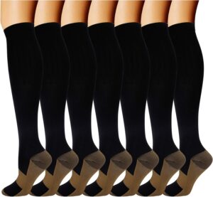 Double Couple 7 Pairs Copper Compre...