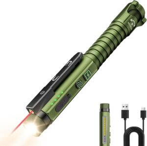 EDC Flashlight Rechargeable,800 Lum...