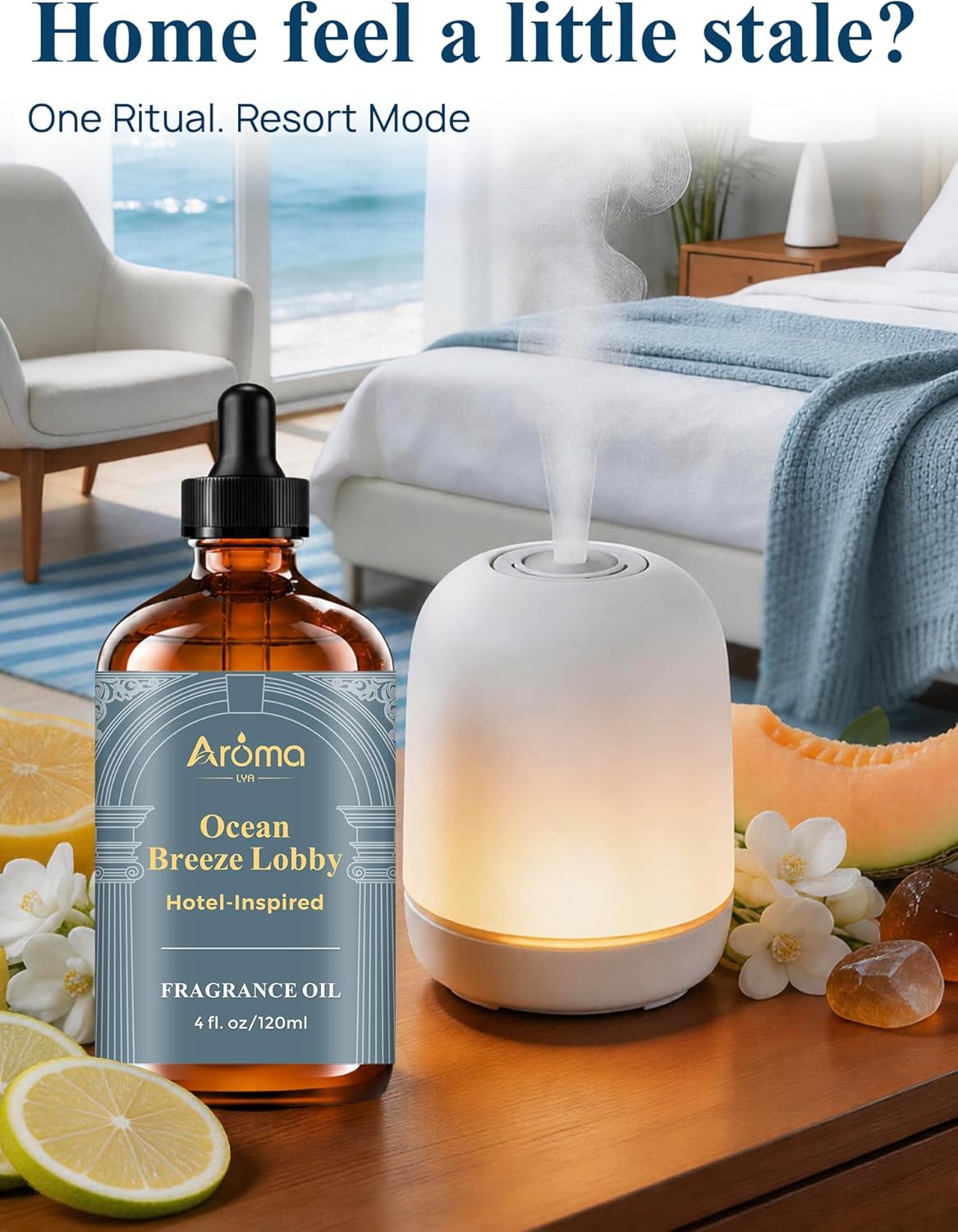 Ocean Breeze Lobby Fragrance Oil, Hotel-Inspired Coastal Resort Scent, Diffuser Oil for Home Diffusers and Crafting - Image 6