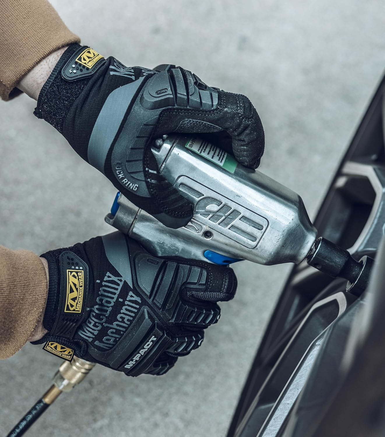 Mechanix Wear M-Pact Impact Resistant Work Gloves - Durable Safety Gloves for Men - Touchscreen Capable - Machine Washable - Breathable - X-Large - Black - Image 7