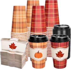 Whaline 50 Pcs Fall Thanksgiving Bu...