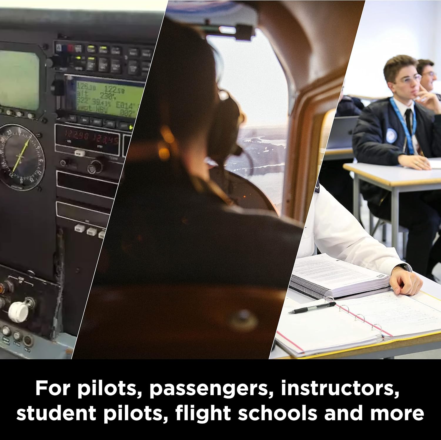 P1 Aviation Pilot Headset for Student Pilots Flight Schools Flight Instructors Features 24 db PNR Rating, Noise Canceling Microphone, Acoustic Foam Ear Cups, AUX Port Input with GA Dual Plugs - Image 8
