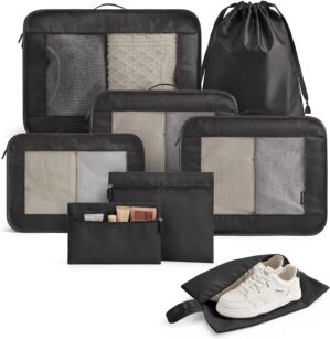 LIGHT FLIGHT 8 Set Packing Cubes fo...