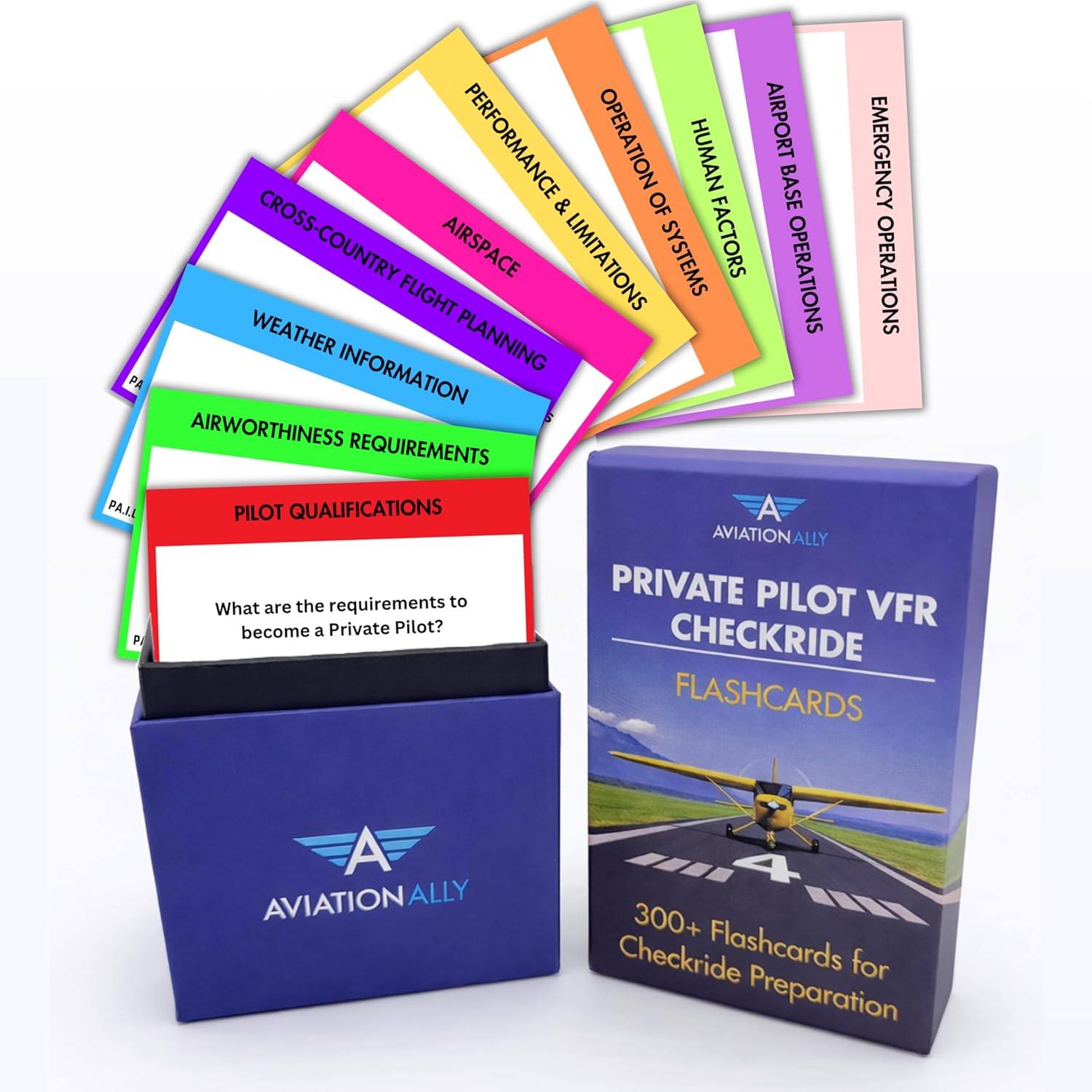 Private Pilot VFR Flashcards for Checkride & Oral Exam | 300+ VFR Study Cards Covering FAA Aviation Topics, Airspace, Weather, Charts, Systems & More | Ideal for Student Pilots - Image 5
