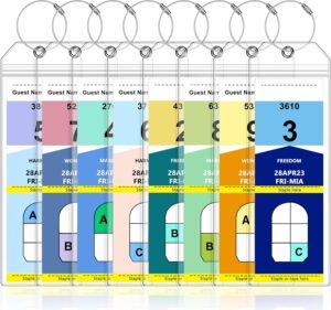 8 Pack Luggage Tags Travel Essentia...