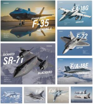 Wallbuddy Military Jets Plane Wall ...