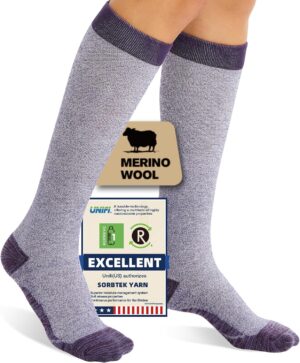 Merino Wool Compression Socks for W...