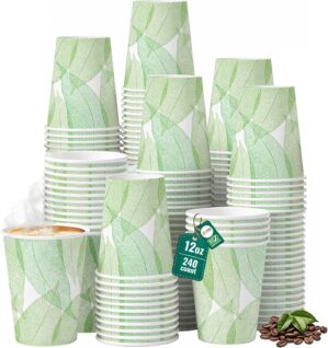 12oz 240Count Compostable Paper Cup...