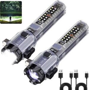 Car Emergency Flashlights Rechargea...