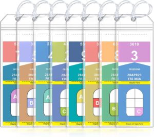 8 Pack Cruise Luggage Tag Holder, C...
