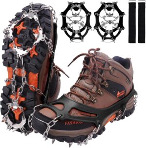 WIN.MAX Crampons for Shoes, Tractio...