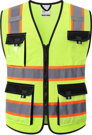 JKSafety Hi Vis Reflective Safety V...