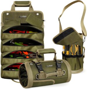 Tool Roll Up Bag Organizer, Heavy D...