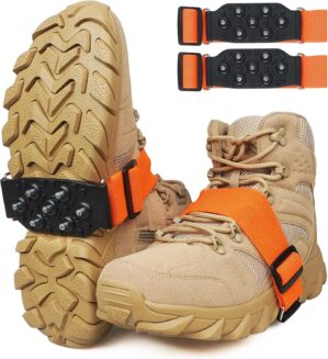 Ice Cleats Mid-Sole Snow Traction C...