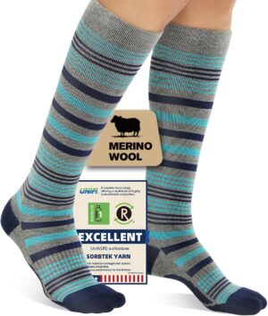 Merino Wool Compression Socks for W...