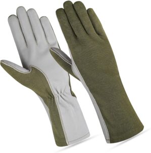 Leather & Nomex Flight Gloves ...